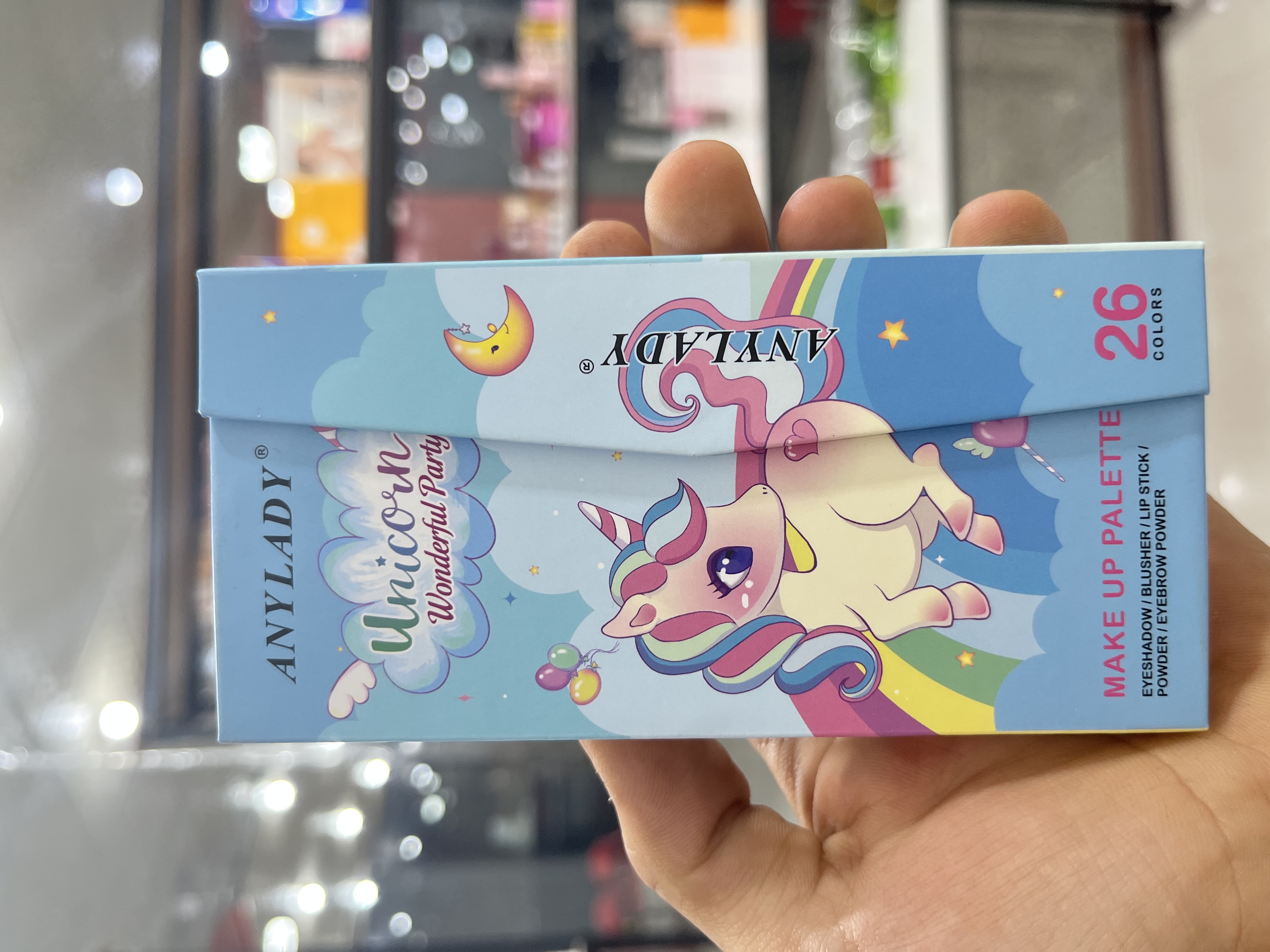 پالت آرایشی کامل انی‌لیدی Unicorn (سایه، ابرو، رژگونه، رژ لب)